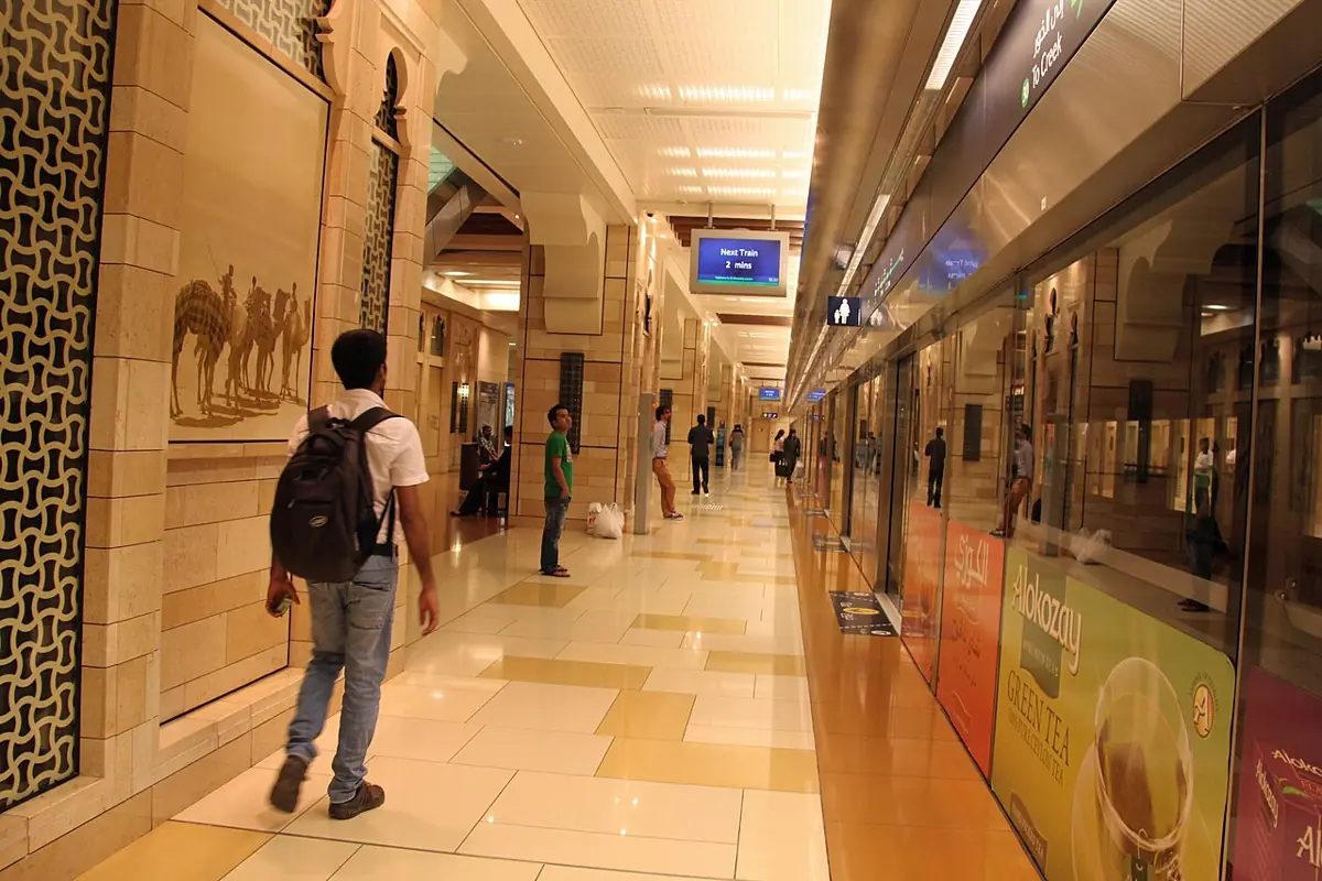 Al Ghubaiba metro station, Dubai